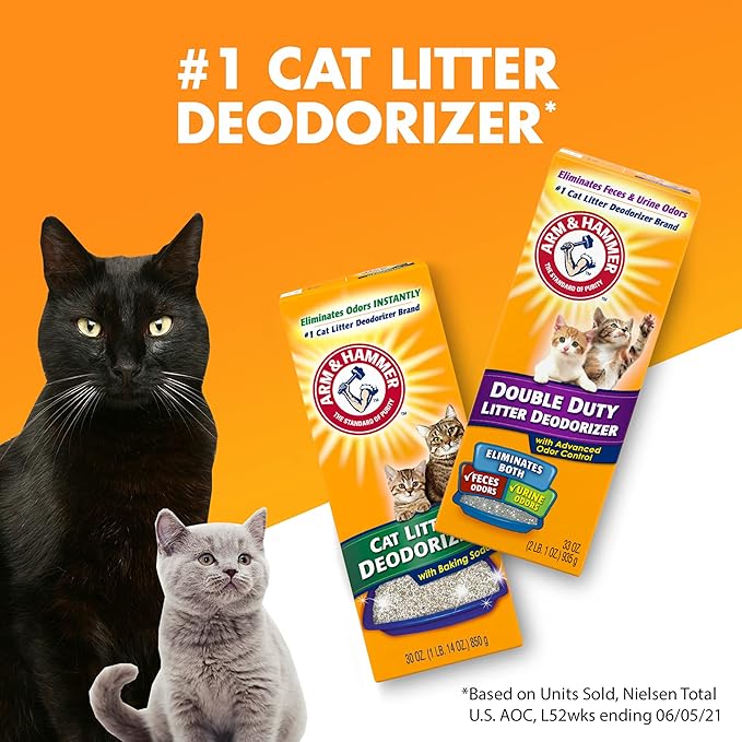 Arm & Hammer Cat Litter Deodorizer, with baking soda, 30 Oz
