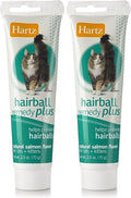 Hartz Hairball Remedy Plus Salmon Flavored Paste for Cats and Kittens, 2.5 Ounce (Pack of 2)