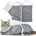 Cat Bathing Bag - Anti-Bite & Anti-Scratch Shower Bag, Adjustable Restraint Bag for Cat Washing, Nail Trimming & Injections, Breathable Mesh Design