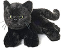 Bearington Jinx Black Cat Plush - 15" Realistic Cat Stuffed Animal with Soft Fur and Lifelike Details for Toddlers - Kitty Stuffed Animals for Girls - Adorable Cuddly Plush Toy Gift for Kids