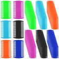 120 Pack Plastic Flea Lice Combs, Fine Tooth Flea Tick Comb, Double Sided Pet Combs, Cat Dog Hair Dandruff Removal Comb, Grooming Tools for Rabbit, Cat, Dog, Kitten, Small Pet (6 Colors)