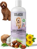 4-in-1 Dog Shampoo Dog Shampoo, Conditioner & Detangler - Best Shampoo for Goldendoodles, Poodles & Doodles - for Matted Pet Hair - Made in The USA, 16OZ, Lavender [We Love Doodles]