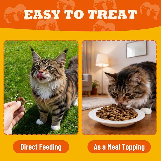 8 oz Taurine Cat Treats Taurine for Cats Chicken Flavor Cat Training Treats Cat Immune Support Healthy Cat Snacks