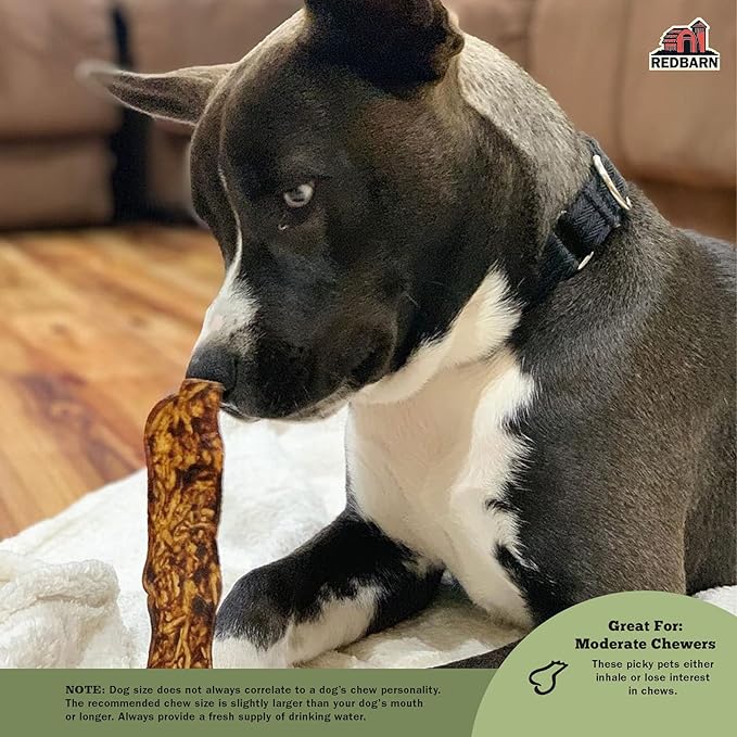 Redbarn Bully Slices for Dogs, Highly Palatable, Long-Lasting Natural Dental Treats with Functional Ingredients, 9 oz. (Pack of 3) - Original Bully