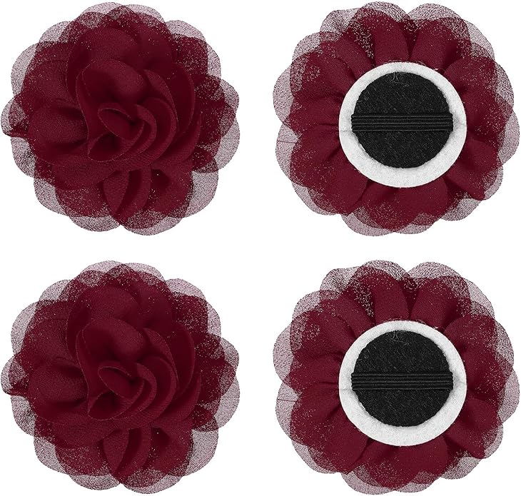 Dog Collar Flowers, Pet Flower Charms Soft Chiffon Cat Collar Bow Tie Floral Grooming Supplies, Intended for Dog