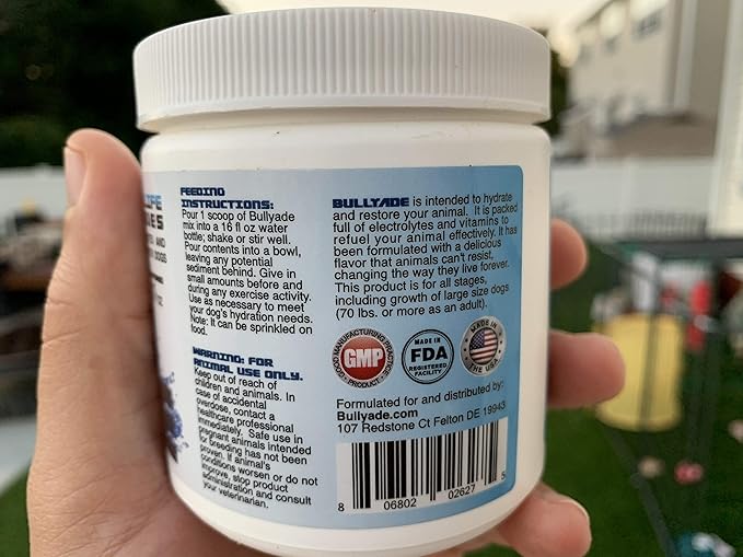 Natural Dog Supplement with 18 Vitamins, Minerals & Electrolytes. Mixes with Water or Food. (Beef)