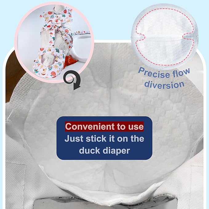 Disposable Poultry Diaper Pads 20Pcs~100Pcs for Goose Chicken Hen Duck Bird Sticky Pad Leak-Proof Unscented Reusable Diapers Nappy Accessories (One Size, Count, 60)