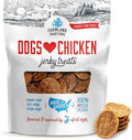 Farmland Traditions Dogs Love Chicken Jerky Dog Treats with Only 3 Ingredients and No Fillers, 2 Pound (Pack of 1) Bag.
