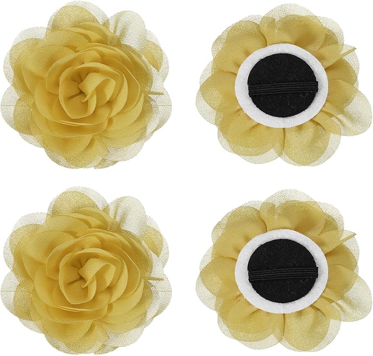 Dog Collar Flowers, Pet Flower Charms Soft Chiffon Cat Collar Bow Tie Floral Grooming Supplies, Intended for Dog