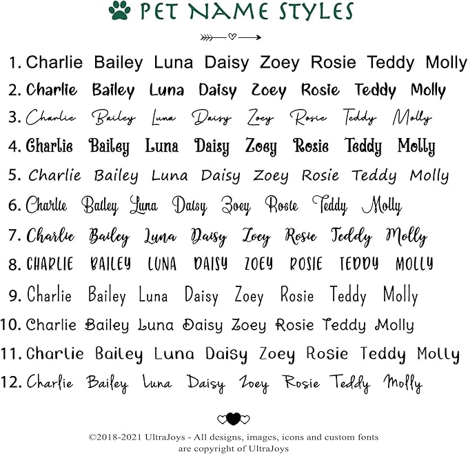 Ultra Joys Personalized Dog Tags for Pets - Durable Stainless Steel Customizable Dog Cat ID Tags - Dog Tags for Safety Optional Engraved on Both Sides -Bone Shape Dog Tag Large Size, Black