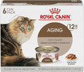 Royal Canin Feline Health Nutrition Aging 12+ Senior Thin Slices in Gravy Cat Food, 3 oz (Pack of 6)