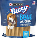 Purina Busy Bone Adult Dog Chew Bone Treats, Original - 10 ct. Pouch