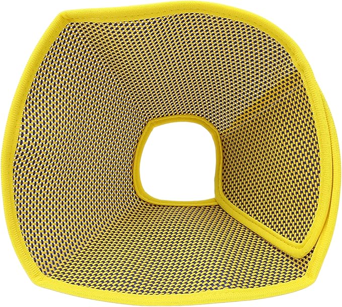Cat Collar, Adjustable Elizabethan Collar Loops Soft Cat Cone Pet Cones For Cats Breathable Woven Mesh Cat Cone Collar for Cats Kittens, Cat Cone Alternative (S)