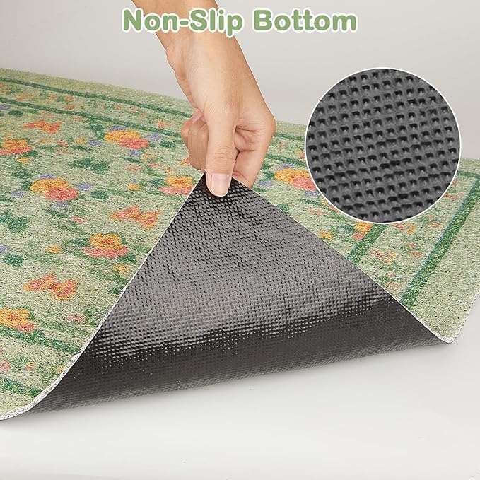 Unicorn Catcher 33x22 inches Cat Litter Mat Non-Slip Bottom Litter Box Mat Urine-Proof Soft Litter Mat for Cats Waterproof Pads Protects Floors Cat Mat for Litter Box