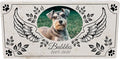 Personalized Pet Memorial with Keepsake Photo on Limestone - Headstones, Garden Stones, and Grave Markers for Dogs - Dog Memorial Stone, Pet Memorial Gifts - 12”x 6”x1.25" D (A. Bubbles Design)