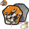 French Bulldog Pet Hair Removal Glove for Dogs & Cats,2 PCS Newly Upgraded Reusable Electrostatic Pet Hair Gloves,Dog Hair Remover Tool for Clothing,Couch,Carpet,Car Seat