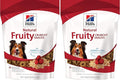 Hill's Natural Fruity Crunchy Snacks,All Life Stages,Great Taste,Dog Treats,Cranberries & Oatmeal,8 oz Bag,(Pack of 2)