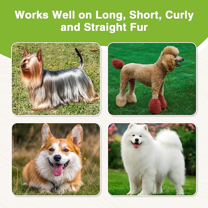 Pet Fur Care Oil – Fragrance-Free Leave-in Conditioner with Coconut & Jojoba Oils, Detangles & Reduces Shedding, Adds Shine & Softness for Dogs & Cats, 1.7 fl oz