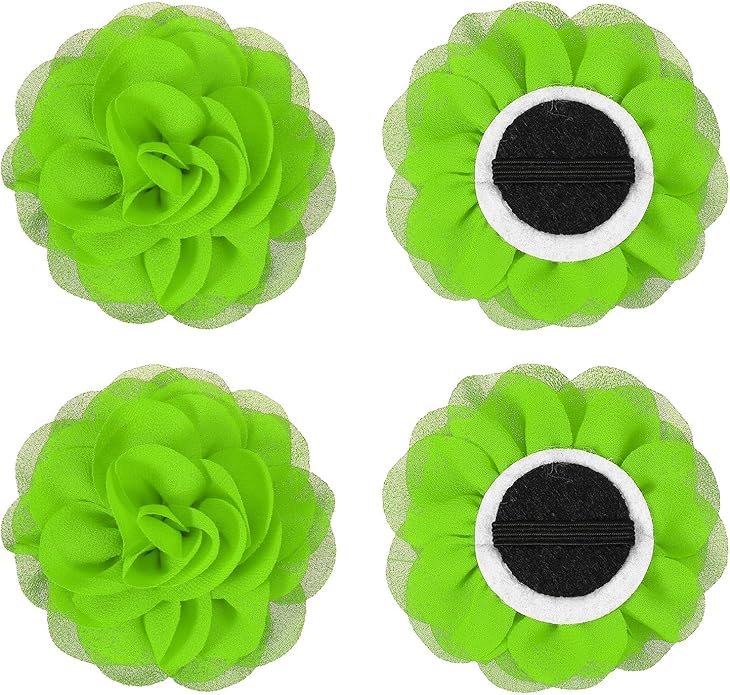 Dog Collar Flowers, Pet Flower Charms Soft Chiffon Cat Collar Bow Tie Floral Grooming Supplies, Intended for Dog