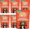 Newman's Own Chicken & Sweet Potato Dog Snack Sticks, 5 oz Bag (Pack of 8) — Soft Chewy Meat Sticks, US Farm-Raised Chicken, No Corn Wheat or Soy, Wholesome Training Rewards, Made in USA