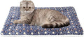 FJWYSANGU Pet Blanket Premium Fluffy Flannel Cushion Soft and Warm Mat for Dogs Cats(Star/Blue,Small)