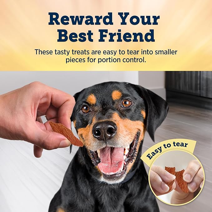 Blue Buffalo True Chews Premium Jerky Cuts Dog Treats with Natural Ingredients Chicken