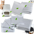 NewKe 12 Pack Odor Remover Refills for Hooded Cat Litter Box, Activated Charcoal Filters Replacement, Odor Eliminator for Automatic Litter Box, Activated Carbon Filters for Pet Odor, Keep Home Fresh