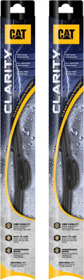 CAT Clarity Wiper Blades (2-Pack), Premium Performance Direct OEM Replacement, Universal Fit Front Windshield Wiper Blades, Durable Streak-Free Spotless Silent Easy Installation - 24" + 20"