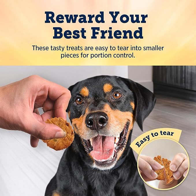 Blue Buffalo True Chews Dog Treats, Made in the USA with Natural Ingredients, Chicken and Apple Sausage Recipe, 12-oz Bag