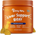 Zesty Paws Liver Support Supplement for Dogs - with Milk Thistle Extract, Turmeric Curcumin, Choline - Soft Chew Formula - for Dog Liver Function
