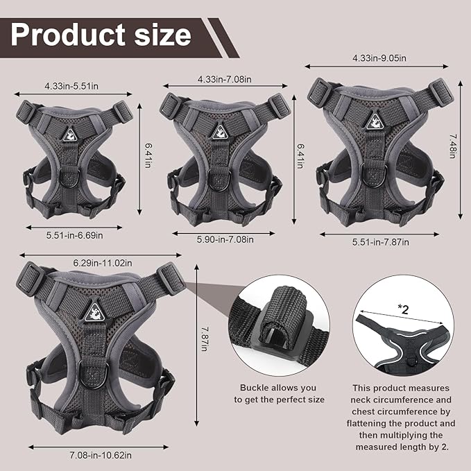 Wanheart Summer cat Chest Harness and Leash, Anti-Escape Adjustable Soft mesh cat Leash and Chest Harness Set for All Types of Cats cat Vests (Emerald, L)