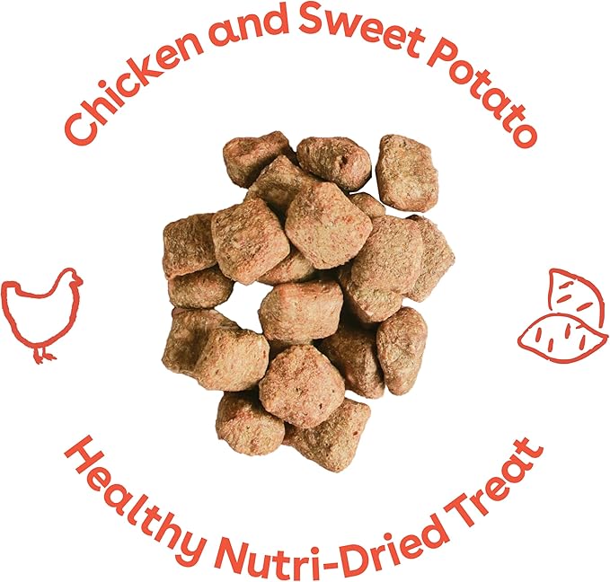 Pupford Crunchies, All-Natural, Healthy, Freeze Dried Treat for Dogs & Puppies (Chicken & Sweet Potato, 8 oz)