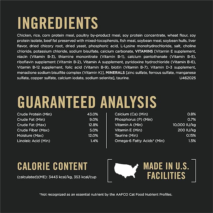 Purina Pro Plan Weight Control Dry Cat Food, Chicken and Rice Formula - 3.5 lb. Bag