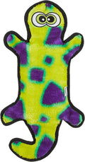 Outward Hound Durablez Gecko – Squeaky Plush Dog Toy, No Stuffing for Less Mess, Interactive & Tough, 4 Jumbo Squeakers, Puppies & Dogs, Large, 17.5"