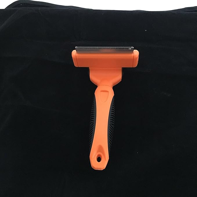 Fur Master De Shedding Tool,Pet Grooming Tool & Pet Grooming Brush Rake - for Small, Medium & Large Dogs + Cats, with Short to Long Hair. Dramatically Reduces Shedding, 76 mm (3" Blade) Stainless