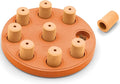 Outward Hound by Nina Ottosson Dog Smart Treat Puzzle Enrichment Toy, Level 1 Beginner, Orange, Composite