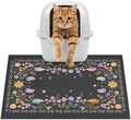 Unicorn Catcher 24x15 inches Cat Litter Mat Non-Slip Bottom Litter Box Mat Urine-Proof Soft Litter Mat for Cats Waterproof Pads Protects Floors Cat Mat for Litter Box