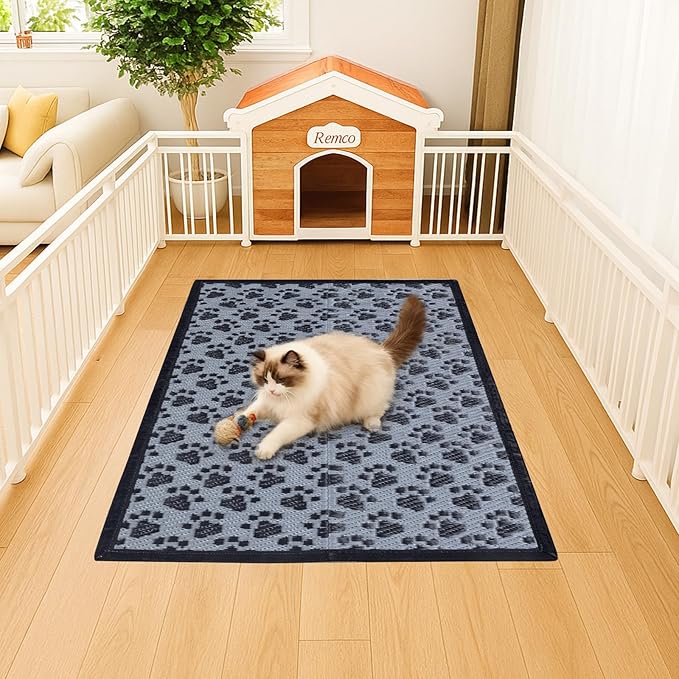 4x3 Feet Cat Bed Mats, Stain-Resistant, Washable and Easy to Clean, Reversible for Double-Sided Use, Convenient Design, Suitable for Both Outdoor and Indoor