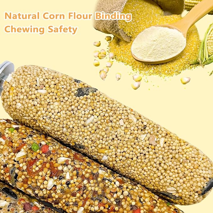 3PCS Parakeet Treat,Natural Parrots Treat Sticks,Vegetable & Grain Style Crunch Sticks,Bird Treats for Cockatiel Budgies Lovebirds Canary Conure Finches