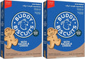 Buddy Biscuits 16 oz. Box of Crunchy Dog Treats Made with Bacon & Cheese (Pack of 2)
