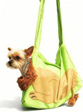 Dog Carrier Bag, Cat Sling Carrier Soft, Portable Dog Small Purse, Pet Carrier for Puppy, Lightweight Travel Hiking Bag, Lion Design Canvas,Petmate Chihuahua, Vet Visits, Outdoor Walking