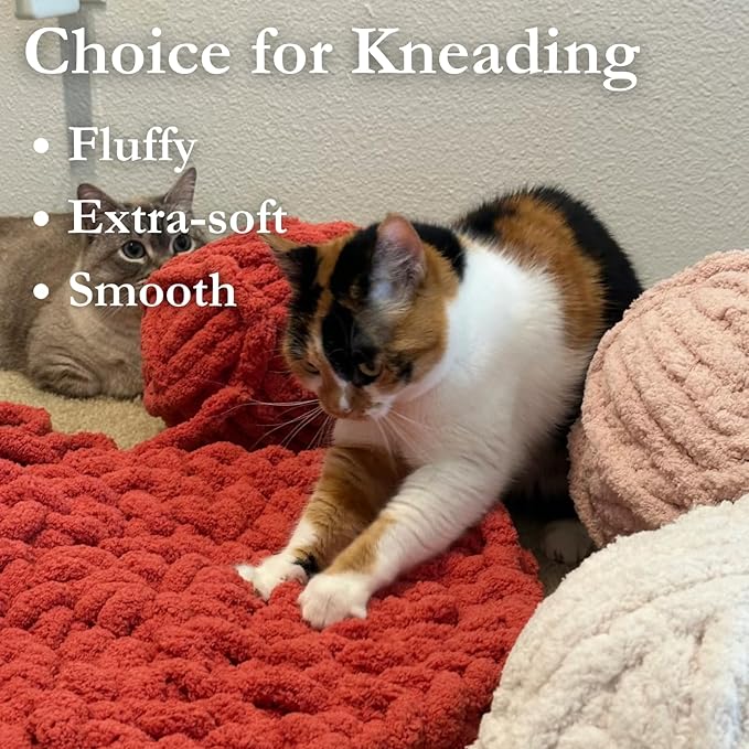 Cat Knitted Bed Mat, Extra-Soft Washable Warm Round Pads Cushions for Indoor Kittens, Cat Trees Towers, Perfect for Kneading and Sleeping (White,Large)