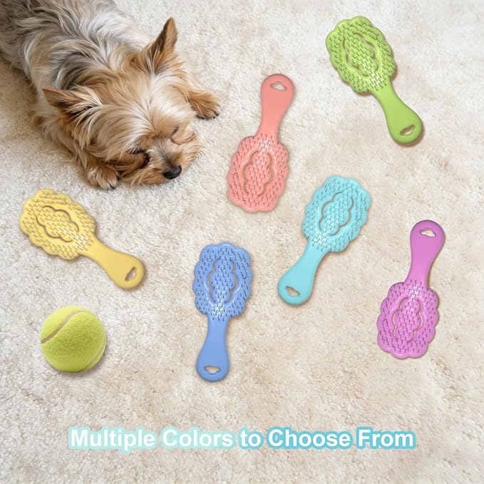 Cloud Shape Small Dog Grooming Brush - Perfect for Shih Tzus, Yorkies, and Maltipoos - Ideal Puppy Hair Brushes for Maltese and Small Breeds (Sky Blue）