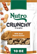 Nutro Crunchy Dog Treats with Real Peanut Butter, Training Treats for Dogs, 10 oz. Bag