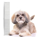 Eye Envy ProGlide Detangling Comb for Dogs and Cats. Dual-sided 7.5” Greyhound-style comb with 30mm rounded teeth. Gentle on your pet, it glides through dense coats without damaging hair or skin.
