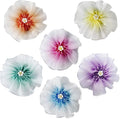 6Pcs Dog Collar Accessories, Floral Charms Decorations for Dogs and Cats