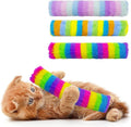 3 Pack Catnip Toys,Soft and Durable Cat Pillows Toys, Crinkle Sound Catnip Toys,Indoor Interactive Cat Kicker Toy, Companion Toys for Cats (Rainbow Set)