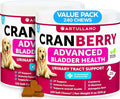 2 Pack (240 Chews Total) Dog UT Treats - Cranberry Chews for Dogs - Urinary Tract & Bladder Support Supplement with Natural Cranberry Extract - Tasty Soft Bites with Fish Oil, Pumpkin, D-Mannose