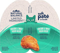 Natural Balance Limited Ingredient Split Cup Chicken & Sweet Potato Soft Pate Wet Cat Food Recipe for Sensitive Stomachs and for Healthy Digestion, 2.6 oz. (Pack of 10)