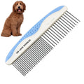 Metal Dog Grooming Comb | Removes Tangles & Matts | Dematting Pet Combs | Detangler For Matted Hair | Best Comb For Poodles, Goldendoodles, Doodles & Long Haired Dogs (Small) [We Love Doodles]